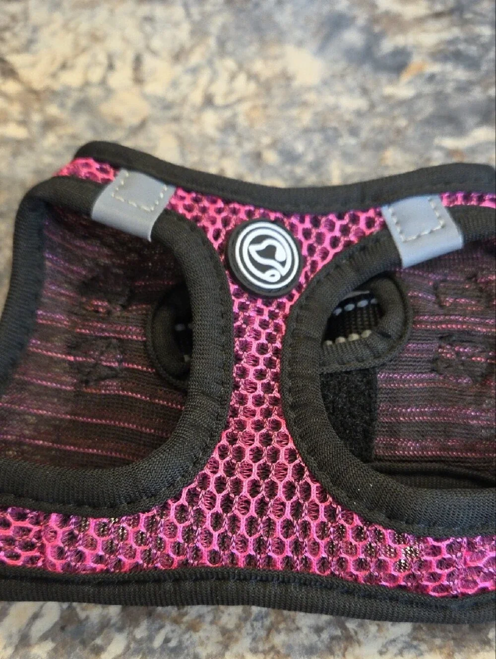 Dogs Pink Mesh Harness Vest - Comfortable Pet/Child Accessory